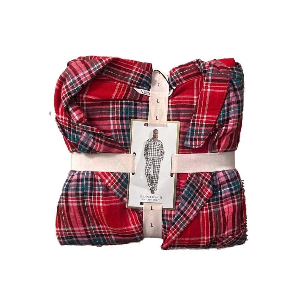 Victoria’s Secret- Flannel Long PJ Set